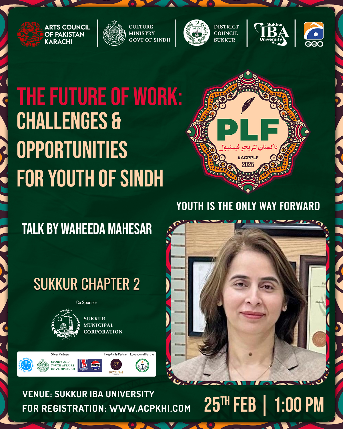 The Future of Work Challenges & Opportunities for Youth of Sindh - Talk